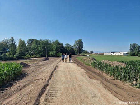 Izgradnja protipoplavnega nasipa Šmarca–Nožice, t. i. etapa 1 (7)